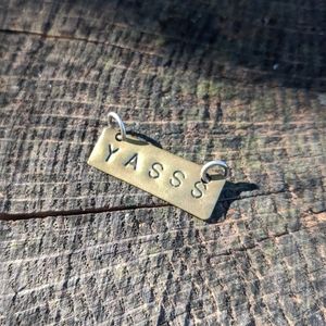 🔴3/$10 SALE ✨"Yasss" Handmade Necklace Bar✨